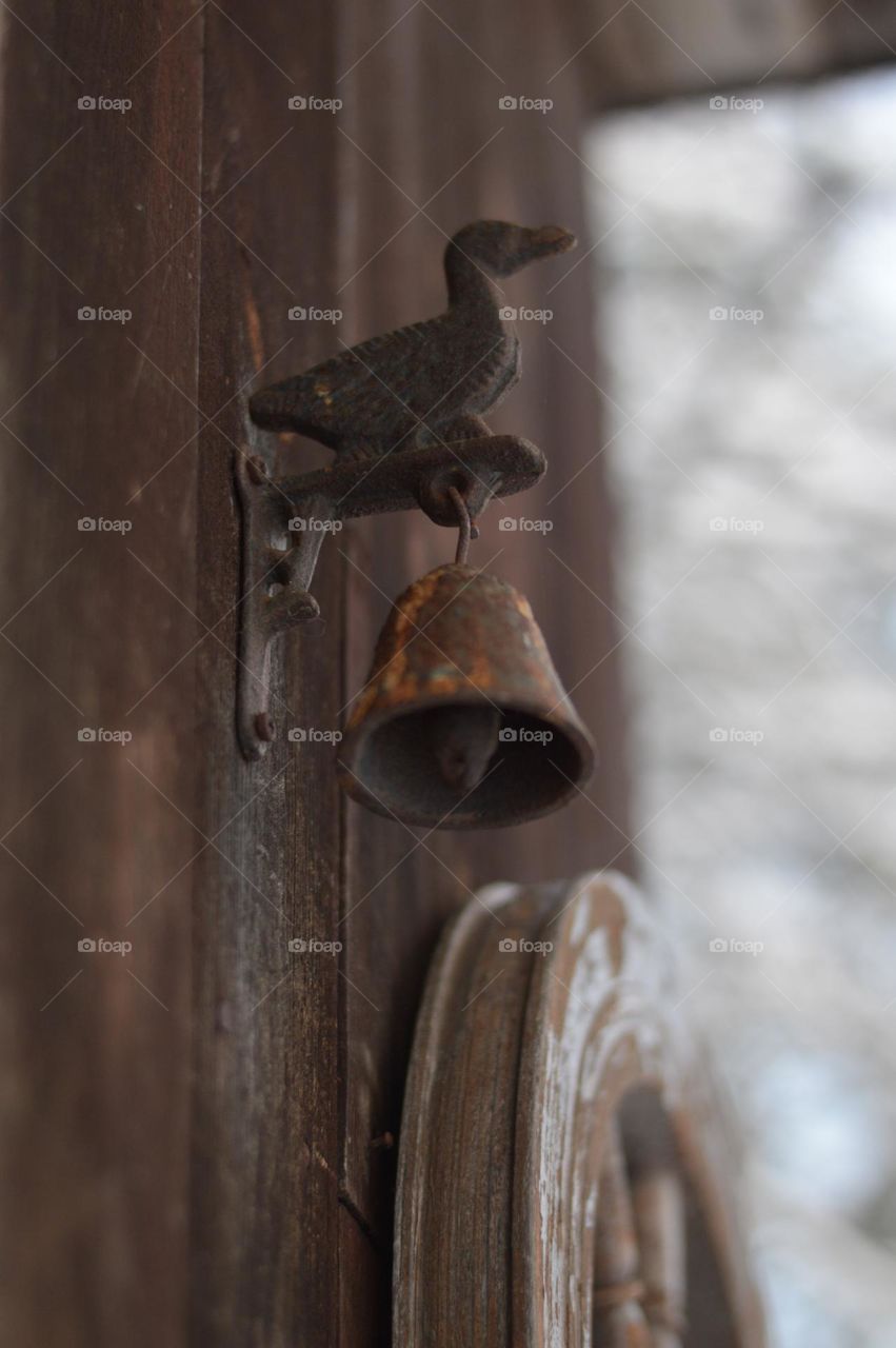 old metal decorative dorbell