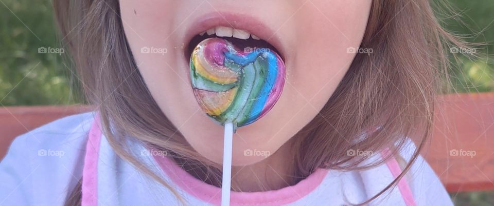 Pride colors - Rainbow lollipop