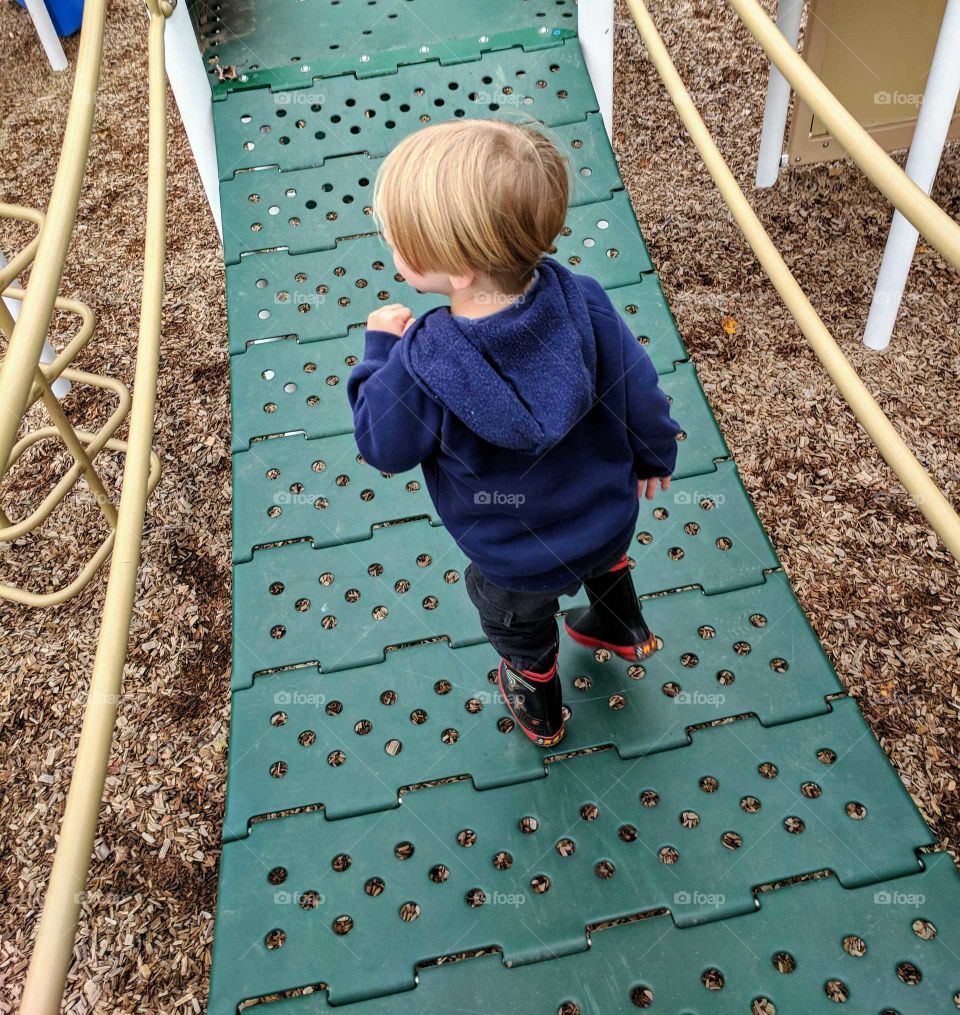 child at playground