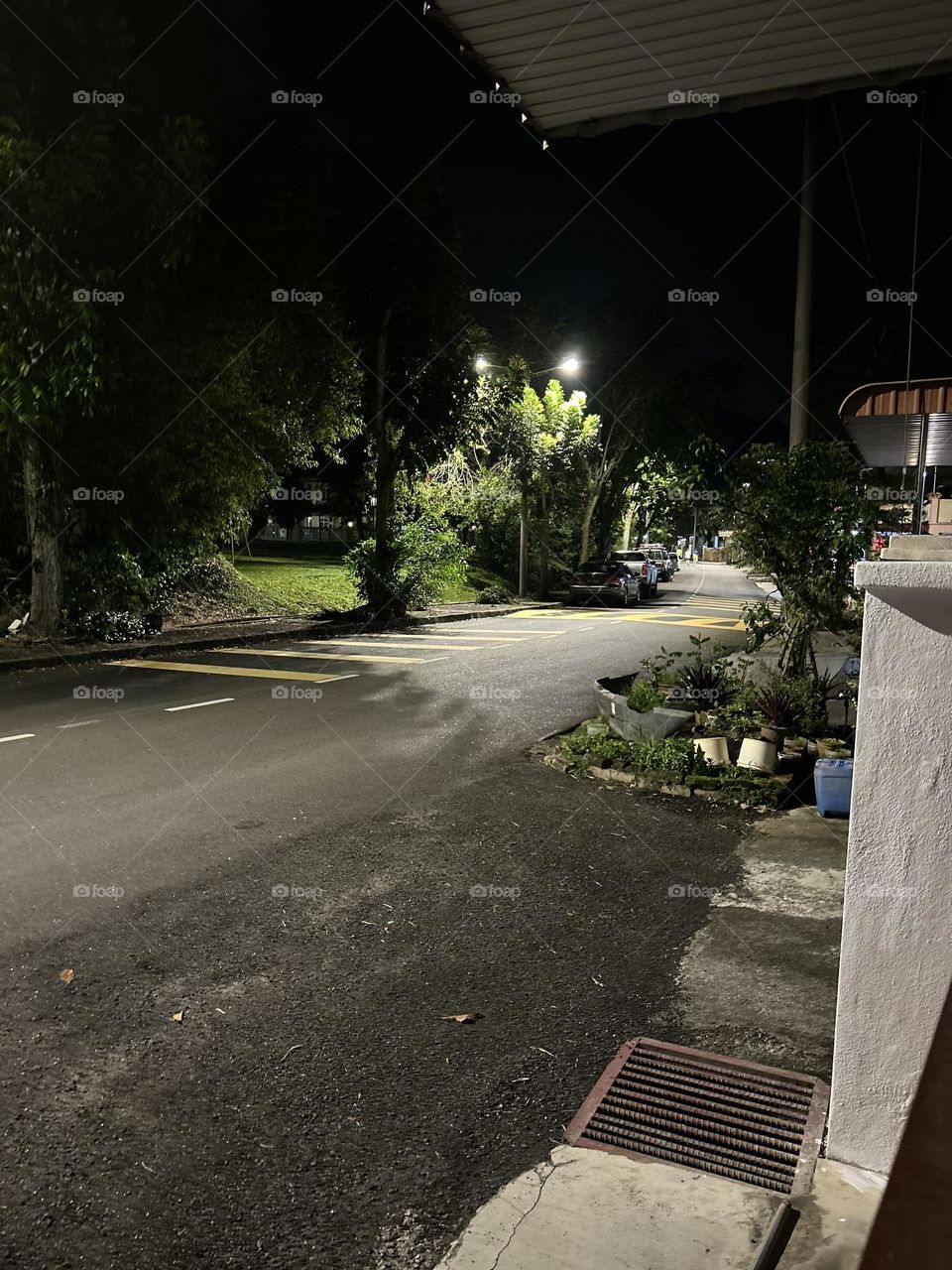 Night walk at residence 