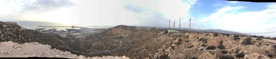 Road in a mountain Agadir