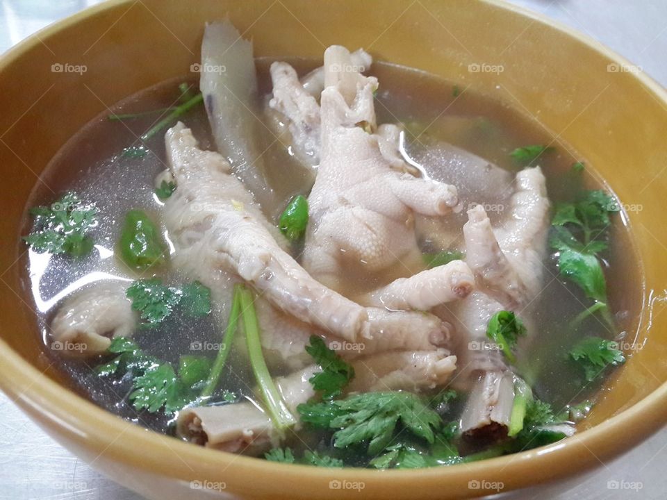 Chiken finget soup