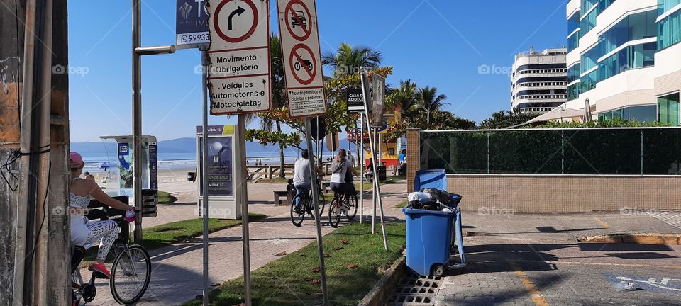 Passeando por aí.