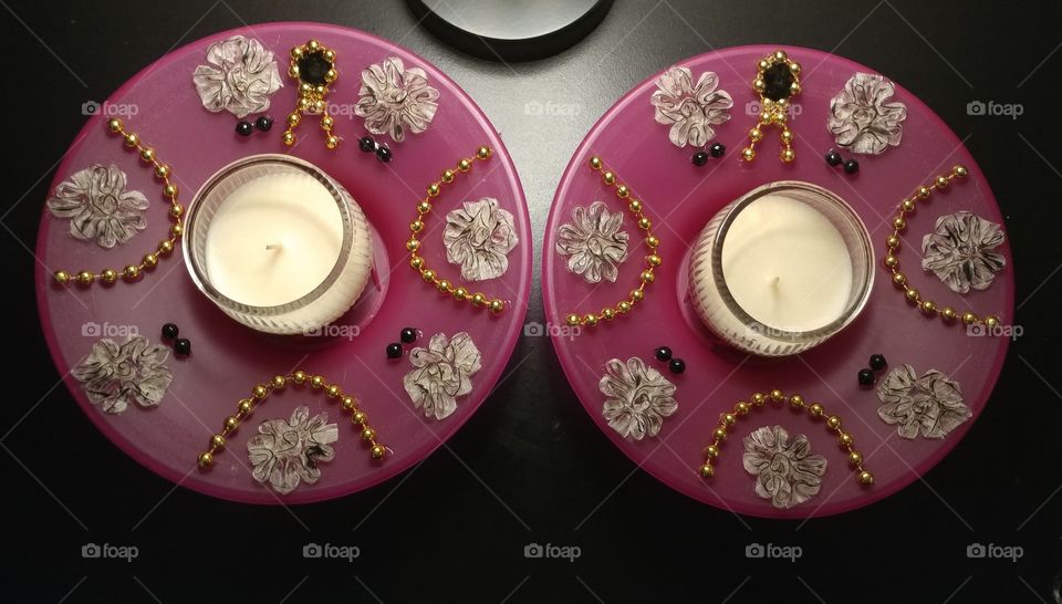 Hand Crafted Candle Set