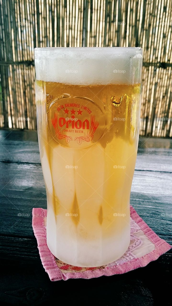 frosty beer