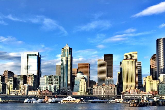 City skyline 

