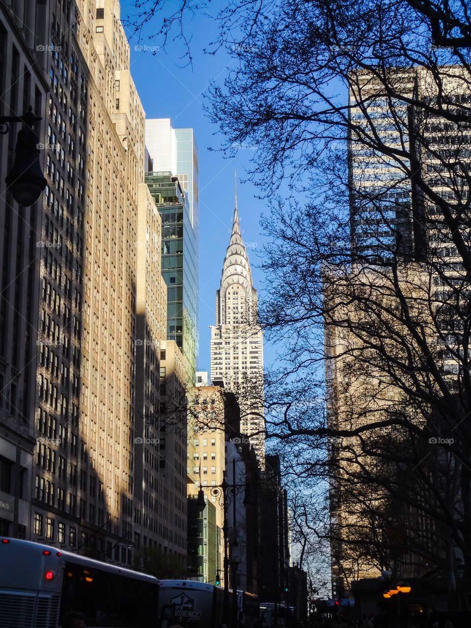 Chrysler Building in Spring