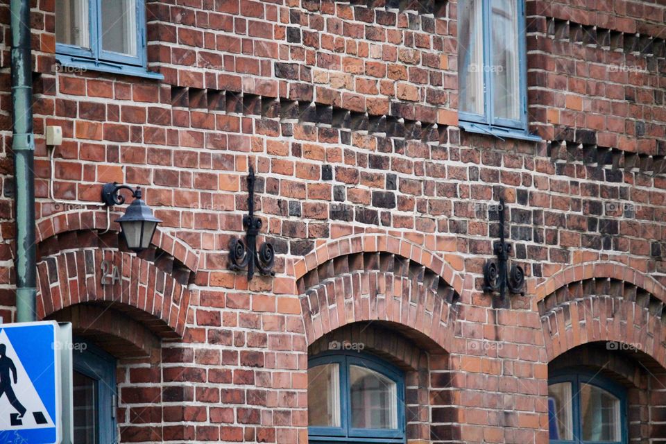 Architecture, House, Brick, Window, Old