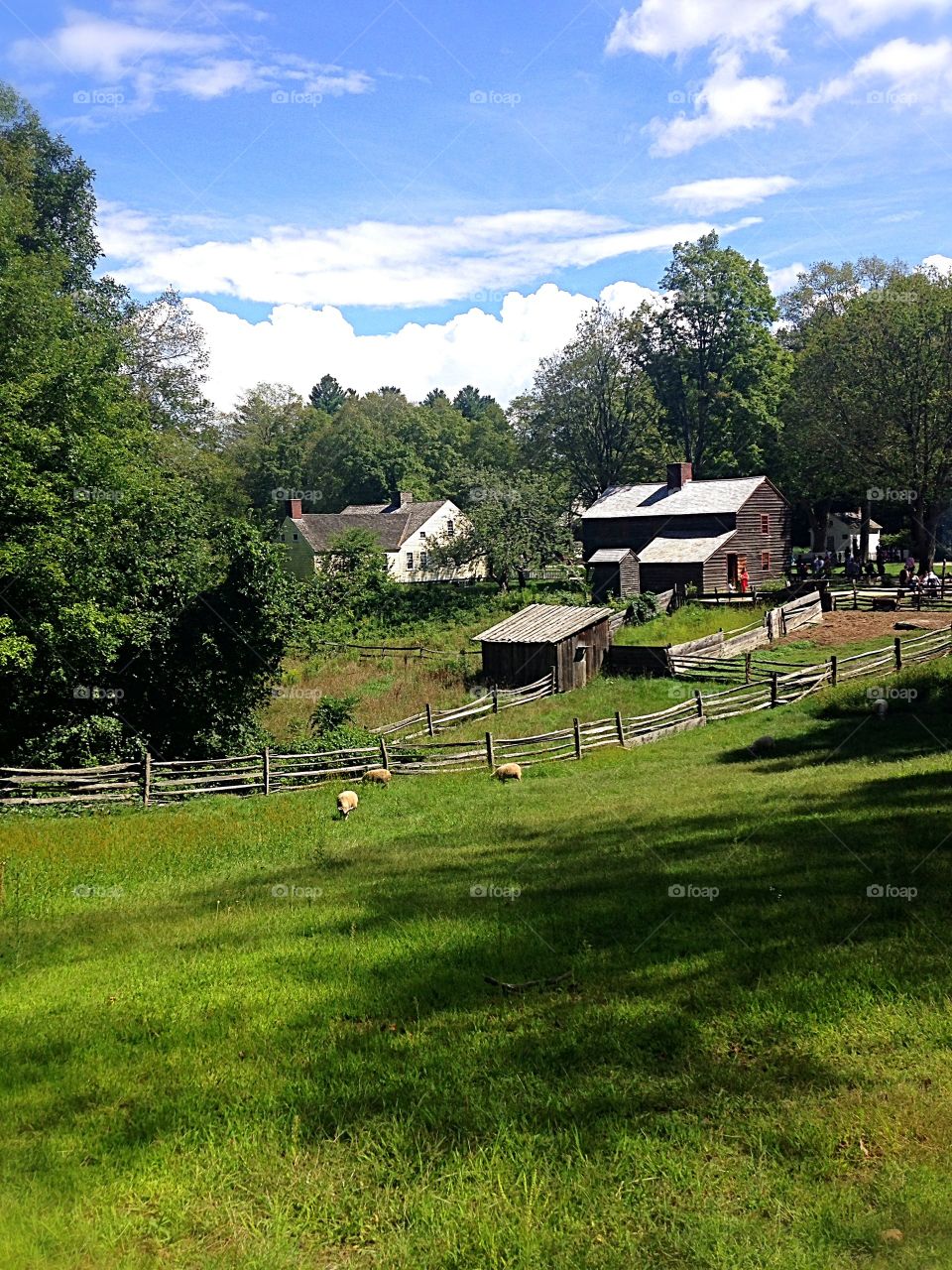 Looking back in time, old Sturbridge Village, living museum, Sturbridge, ma
