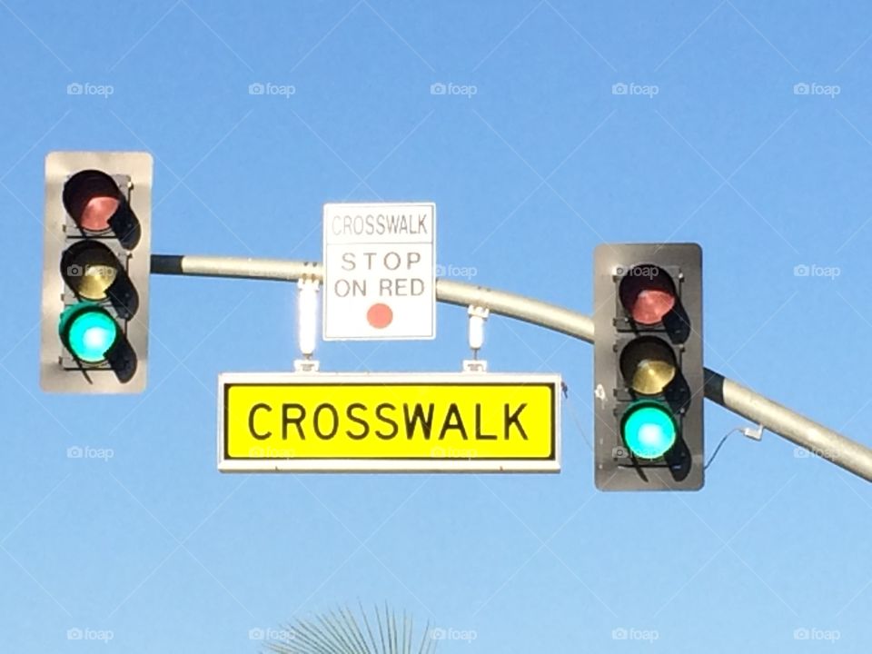 Crosswalk at long beach state 