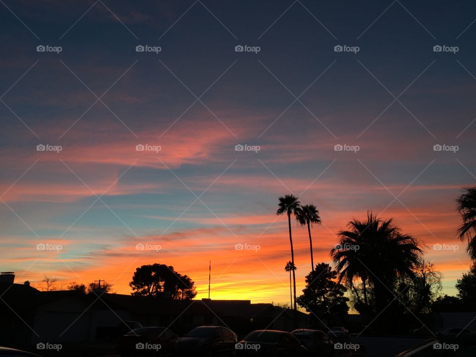 Sunset in Phoenix, Arizona 