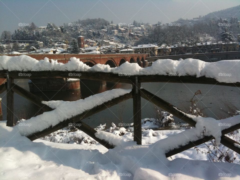 ponte torino neve by cristina.mereu