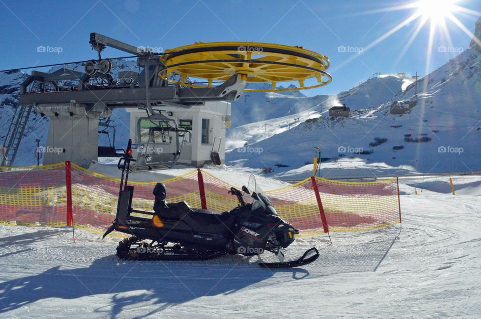 Ski lift Dolomites