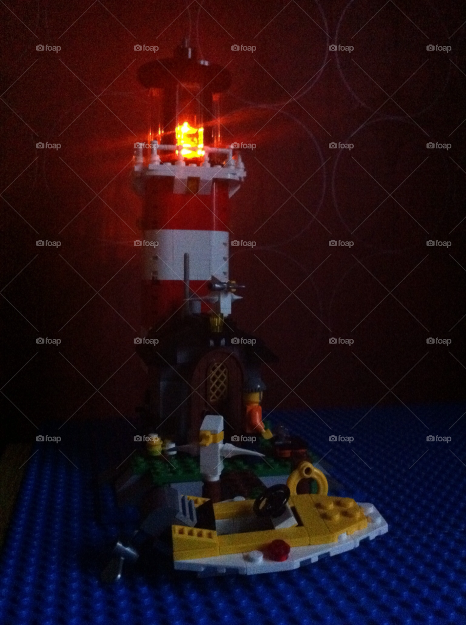 water lighthouse lego by MagnusPm