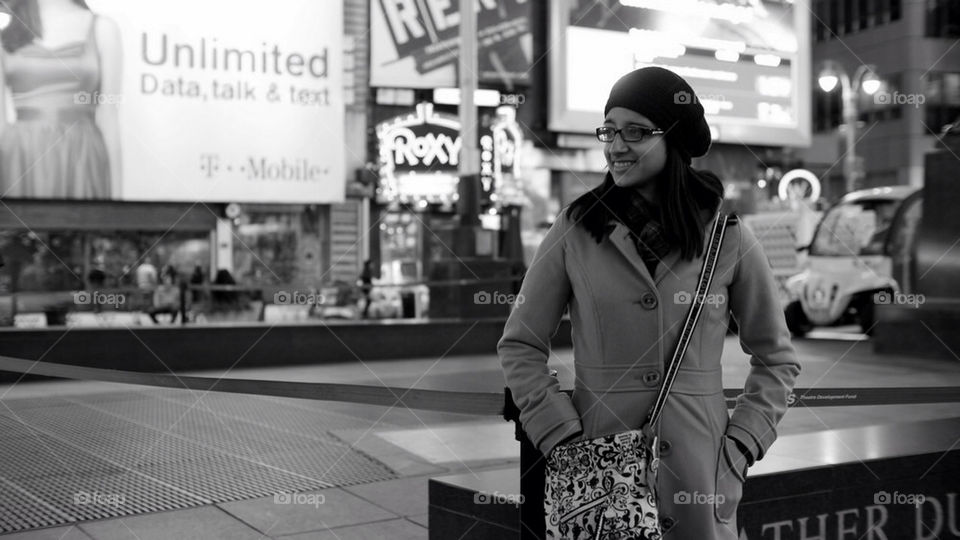 girl newyork ny bw by jehugarcia