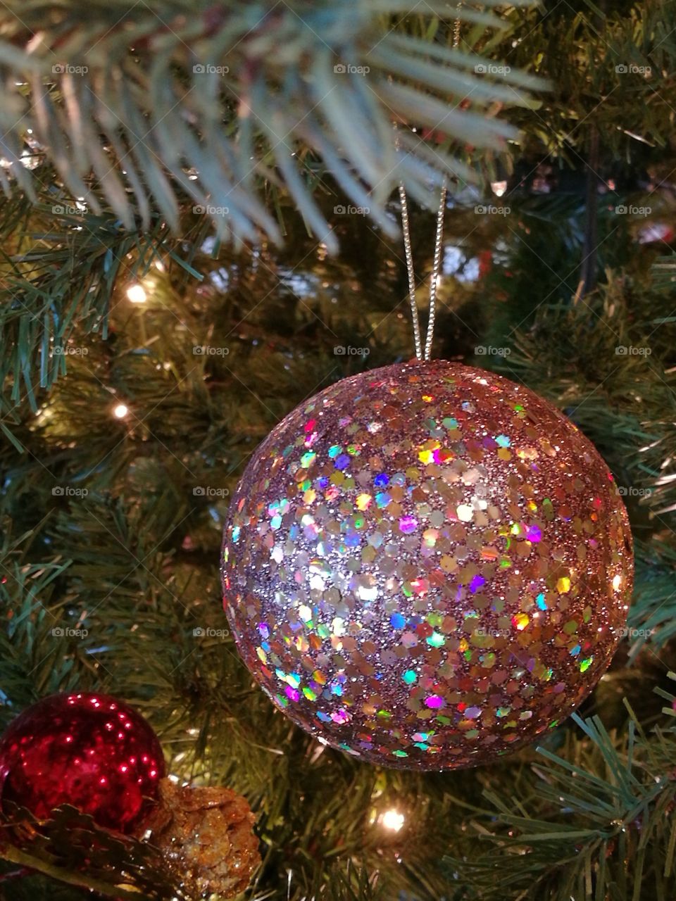 Glitter Ball Ornament