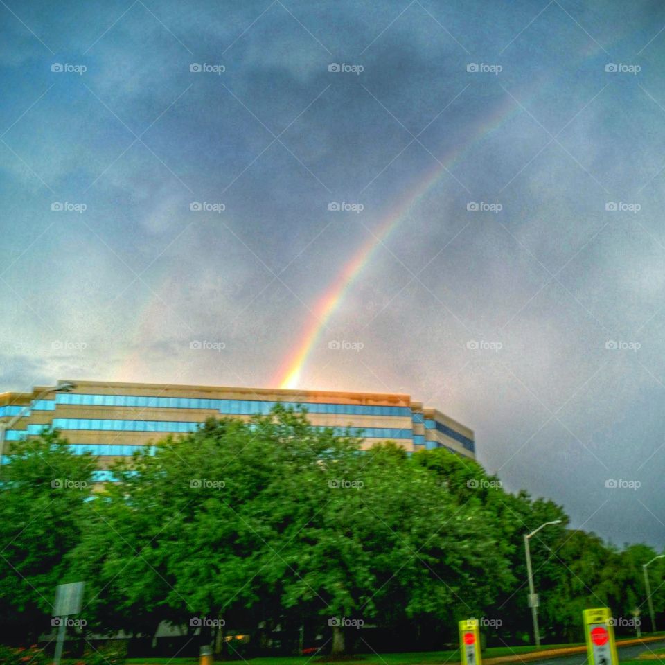 Rainbow over Bethesda Maryland 