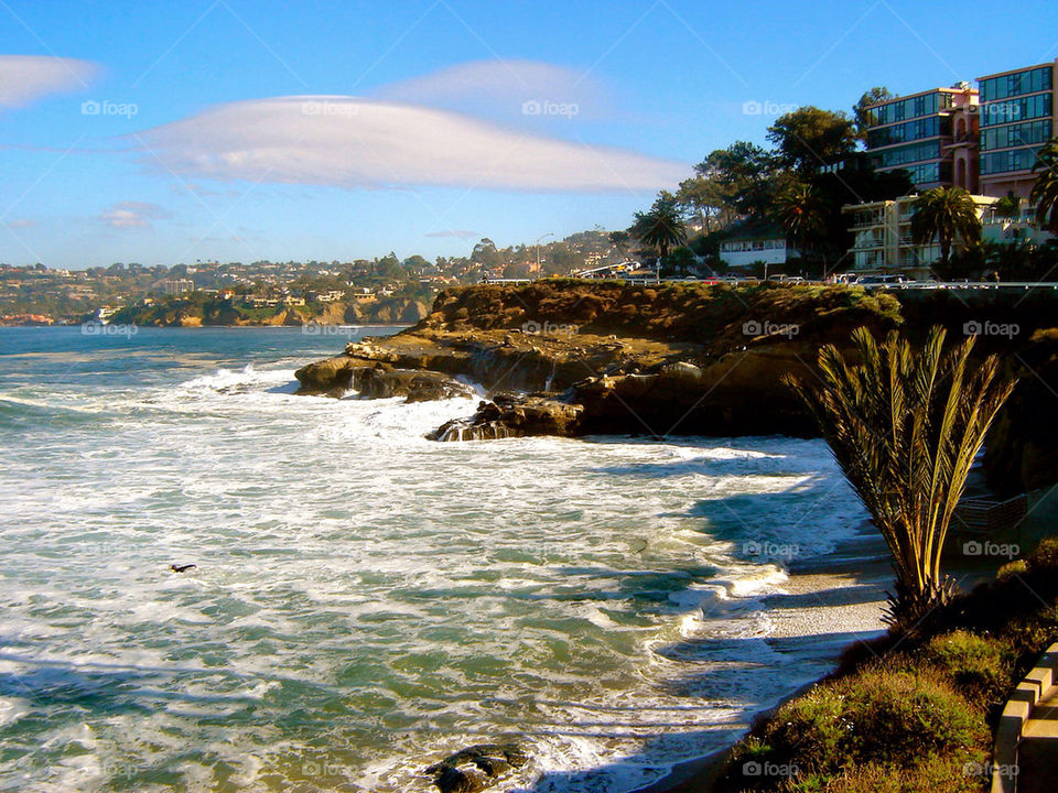 san diego california water waves coast by refocusphoto