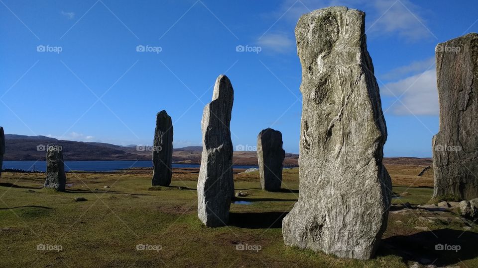 Close up, Callanish Standing Stones Isle of Lewis