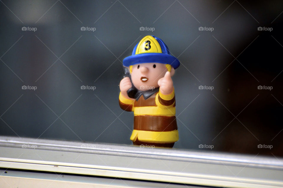 fire fireman toy man by hkjohan