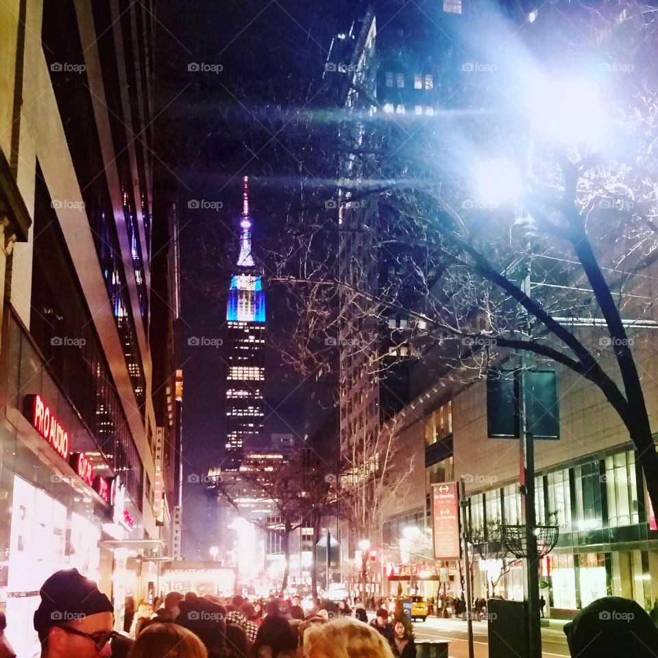 Empire State Building over the holidays