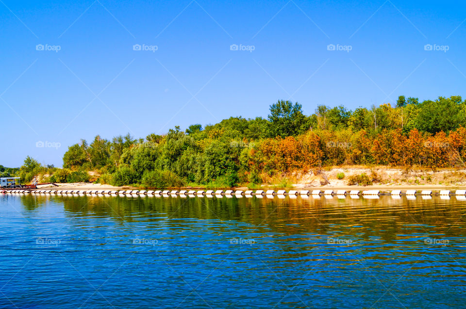 autumn by the river