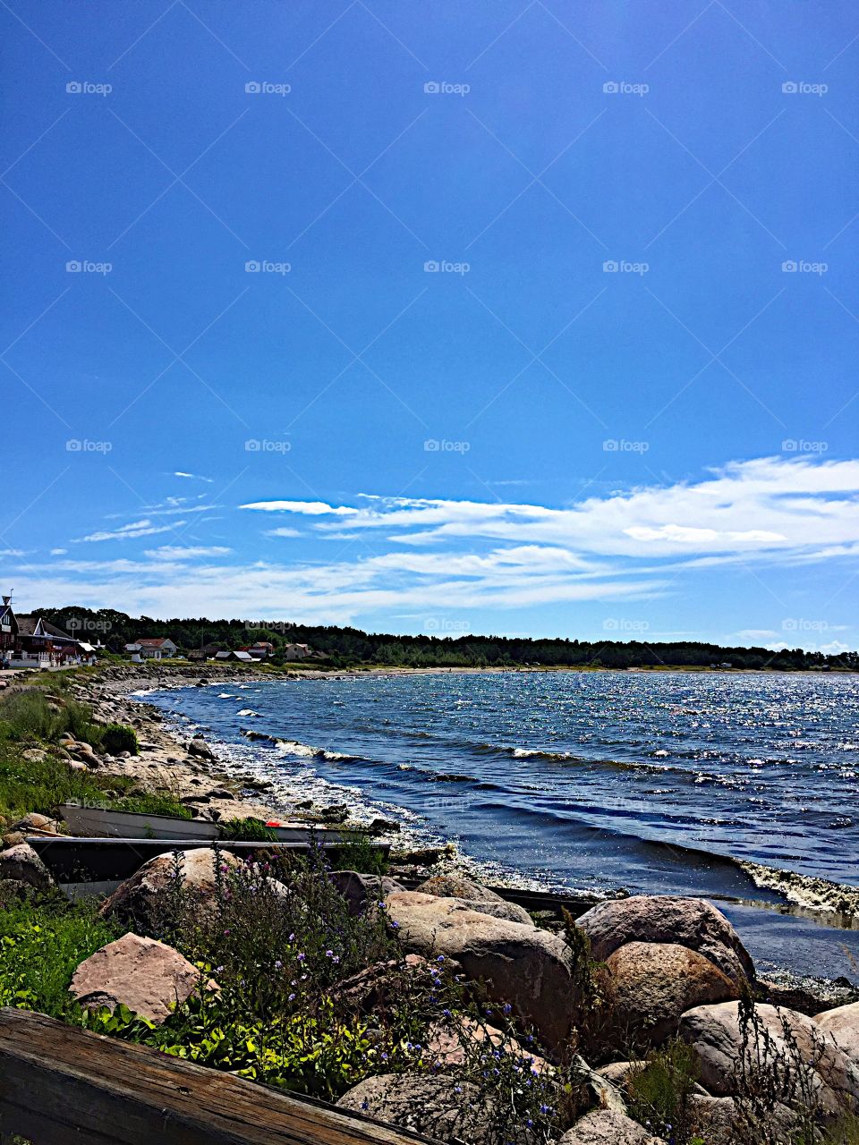 The beach and water! 