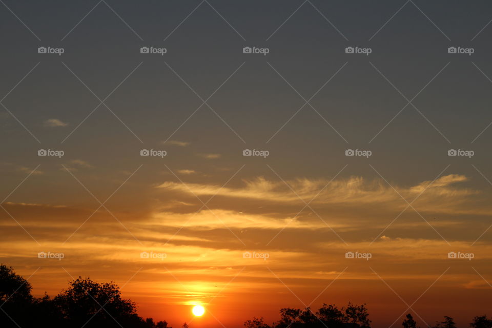 Sunset, No Person, Sun, Dusk, Dawn