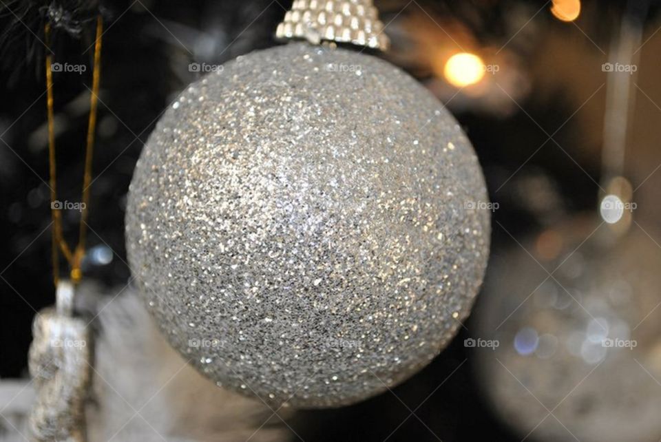 Silver bauble