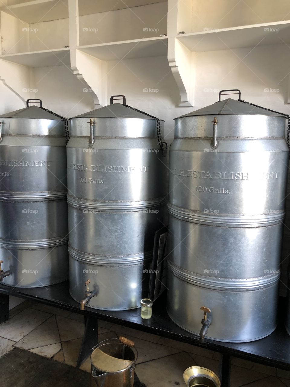 Pig Oil Barrels for Keeping the Lighthouse Lit