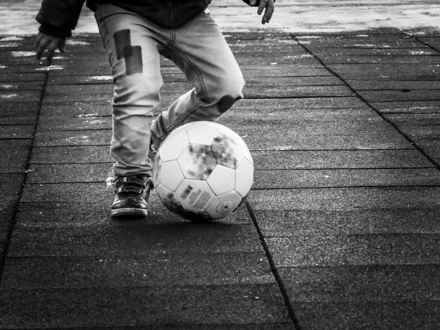 Street Soccer Black & White 