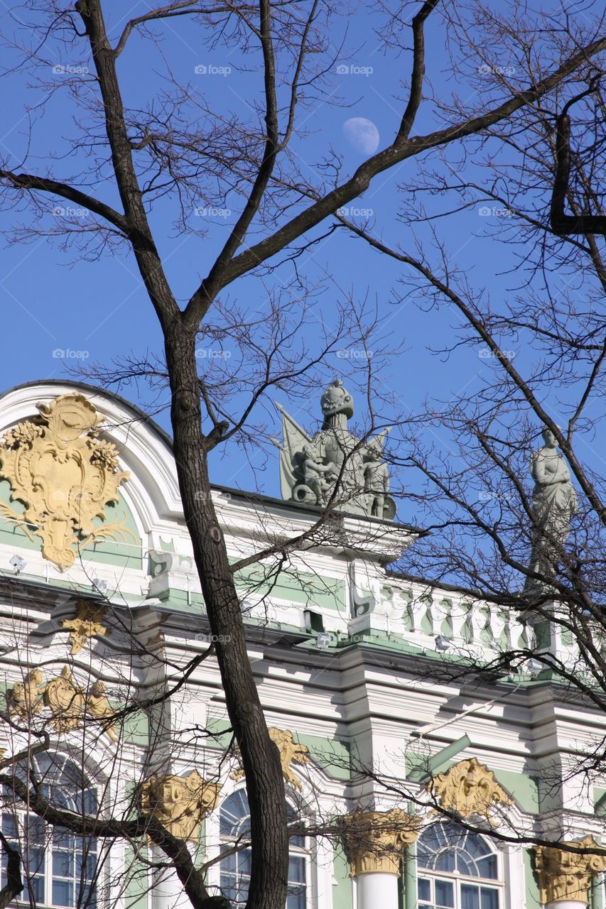 Moon over Russian Palaces a