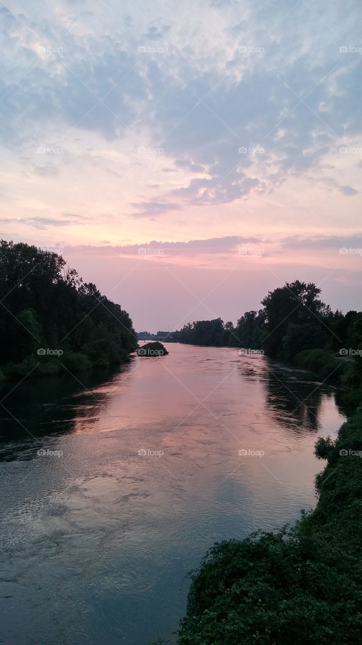 Sunset on the Willamette