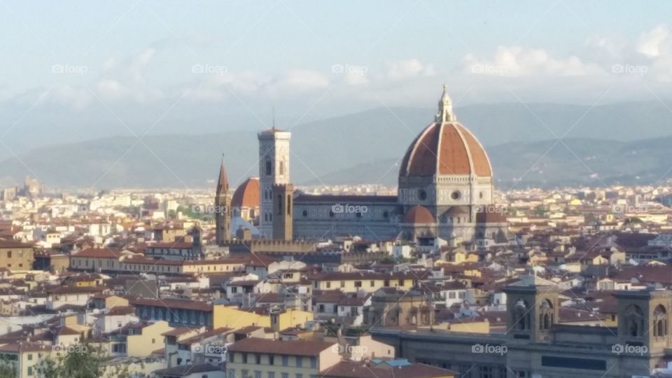 view of Florence Italy Tuscany