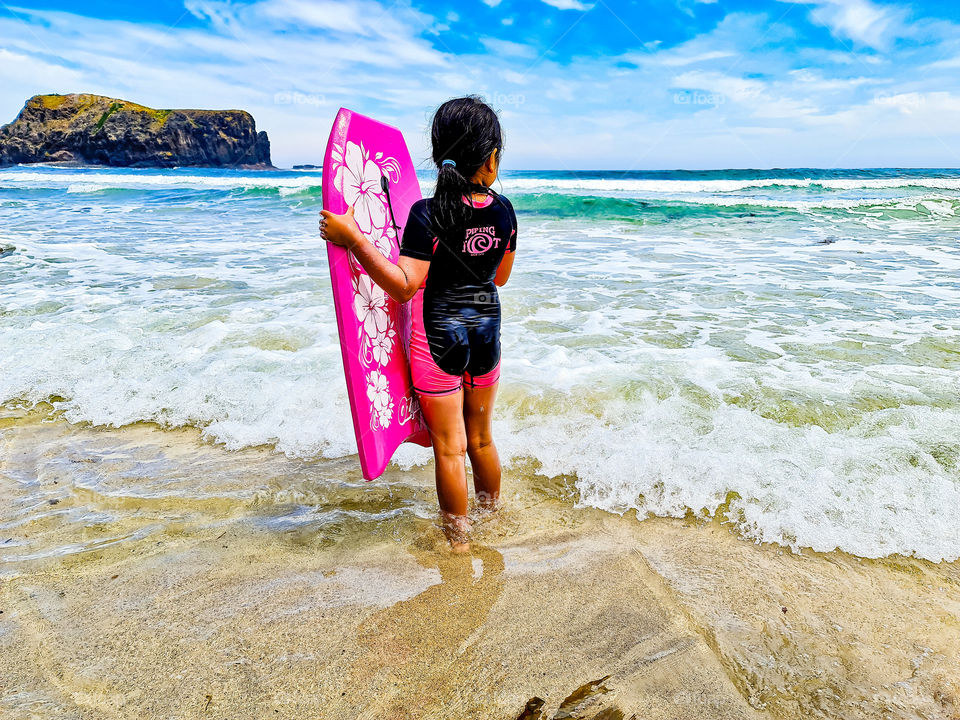 Summer time fun at beach