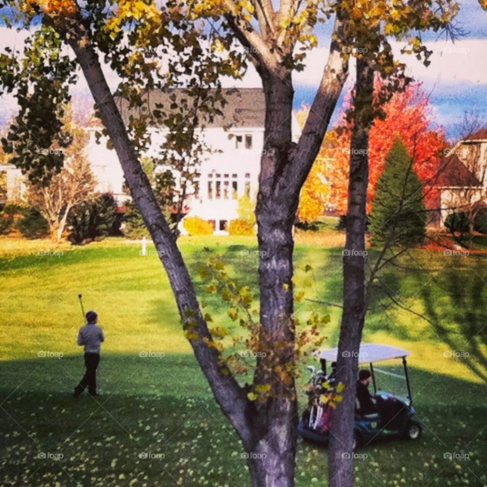 autumn golf