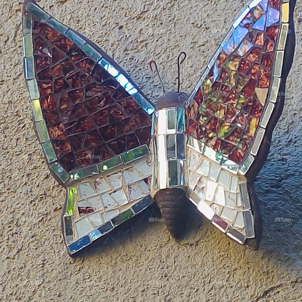 mariposa  de cristal
