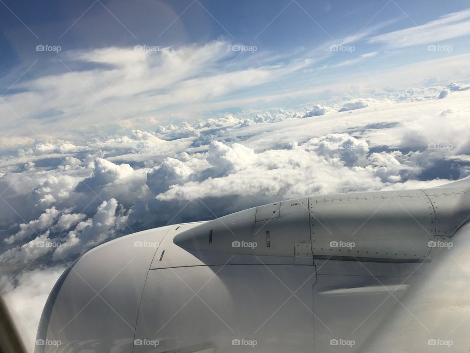 Sky, Airplane, Aircraft, No Person, Transportation System