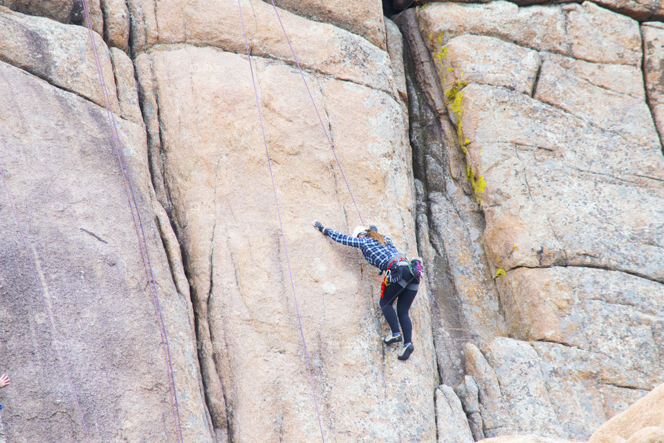 Rock climbing