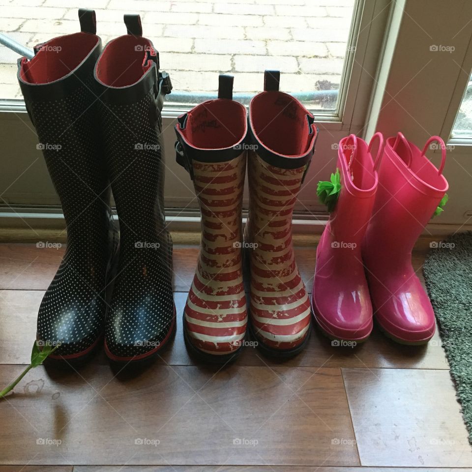 Family Rain boots