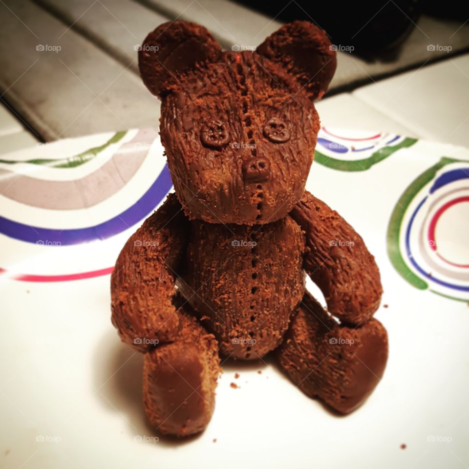 chocolate teddy. Experiment with chocolate