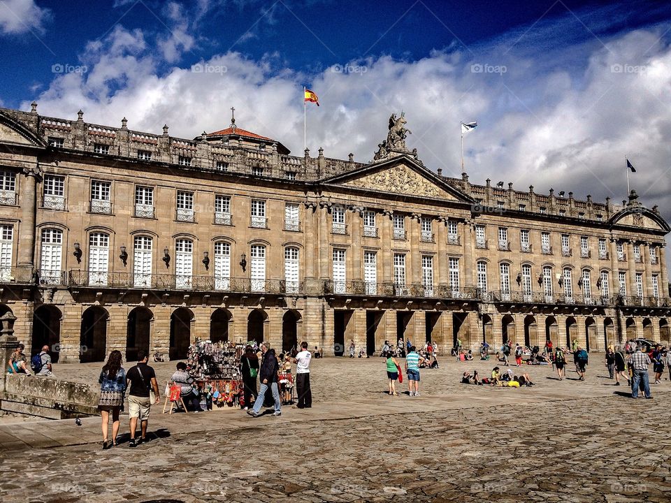 Ayuntamiento de Santiago. Ayuntamiento de Santiago de Compostela, Pazo de Raxoi (Santiago de Compostela - Spain)