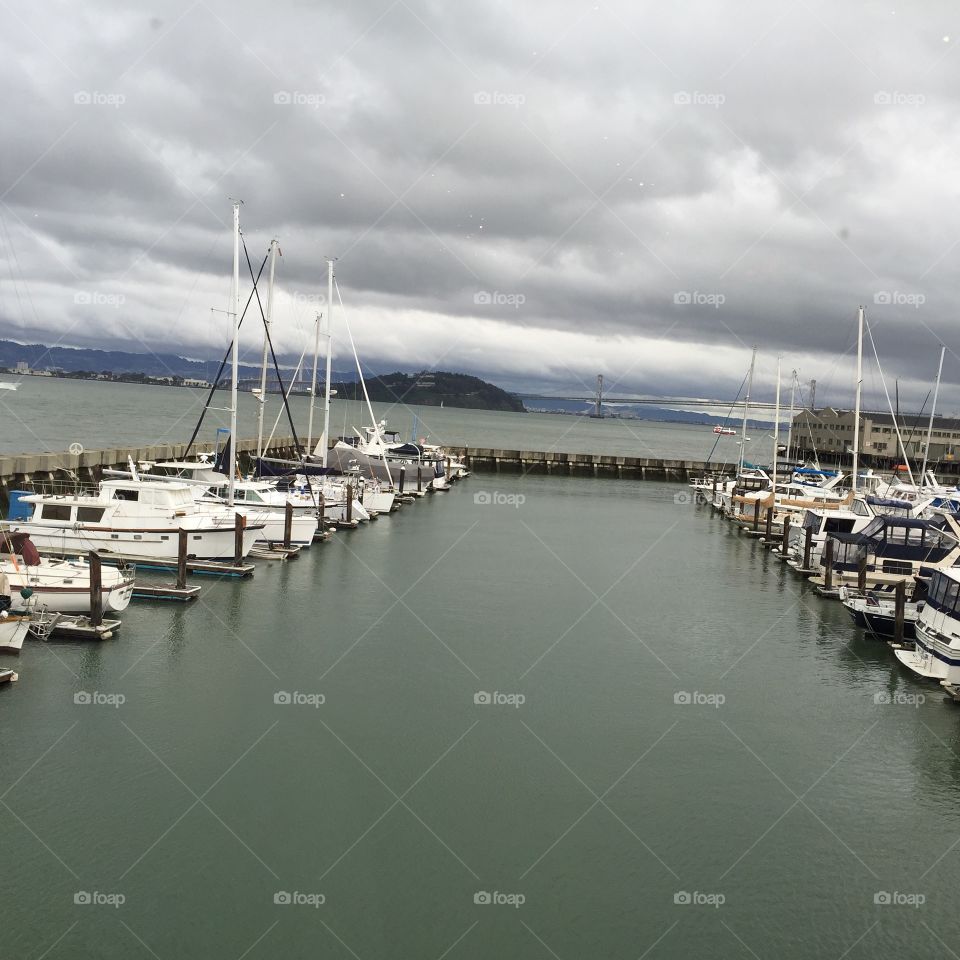 Pier 39 marina in San Francisco 