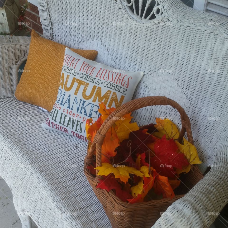 fall decorating has begun