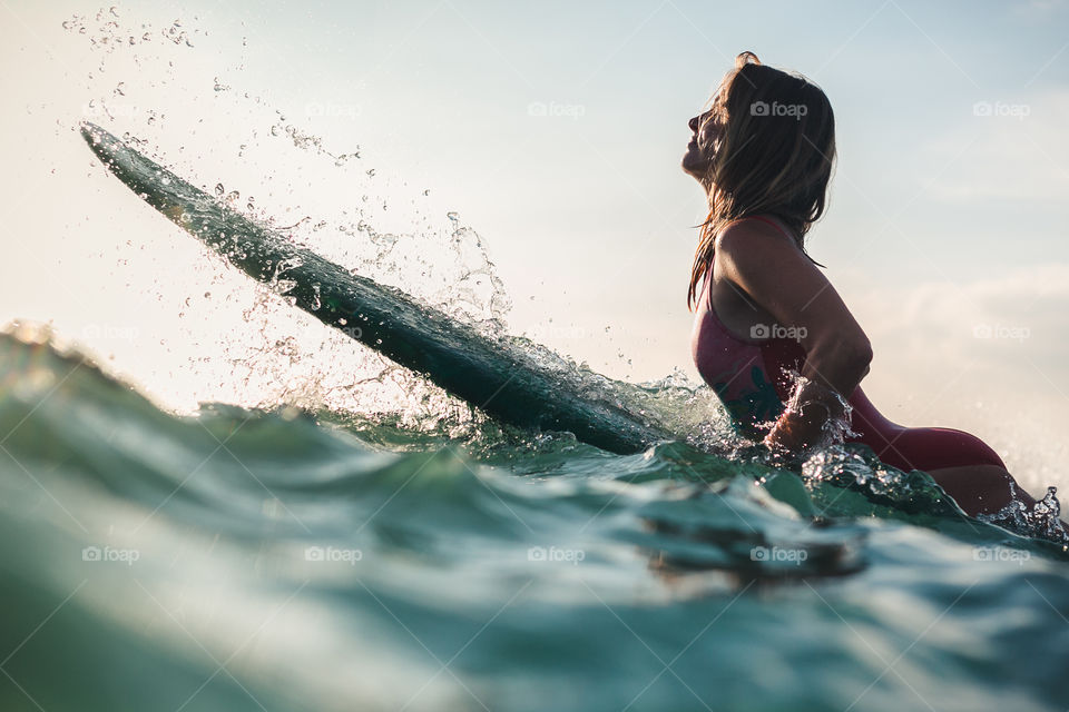 Surfing in Bali 