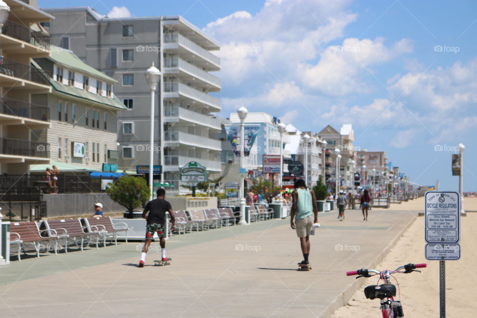 Ocean City Maryland board walk. 