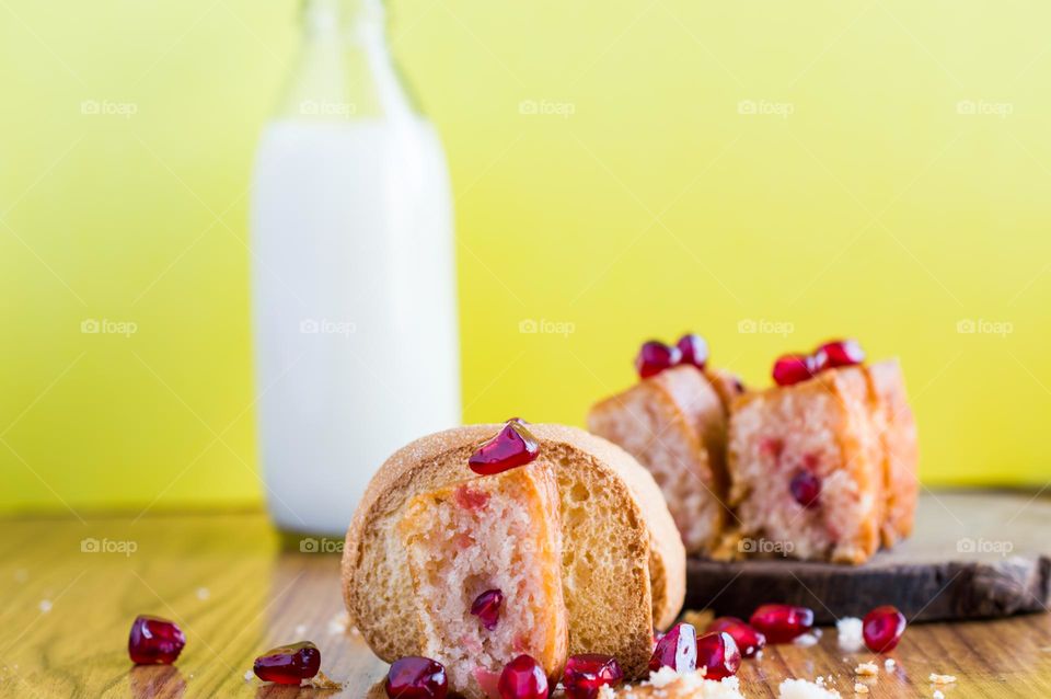 Fruity milk bread.