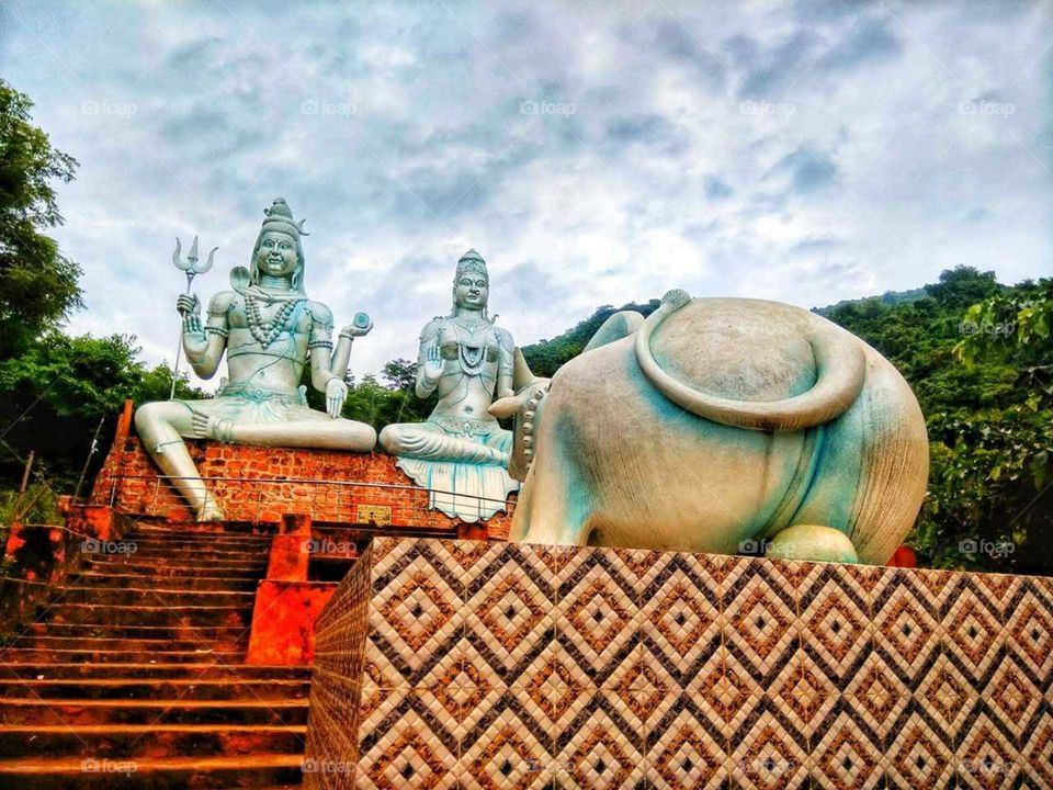 BUDHAKHOL SHIV PARVATI AND NANDI