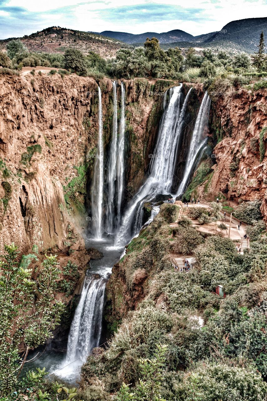 Cascades d' Ouzoud. Cascades d' Ouzoud