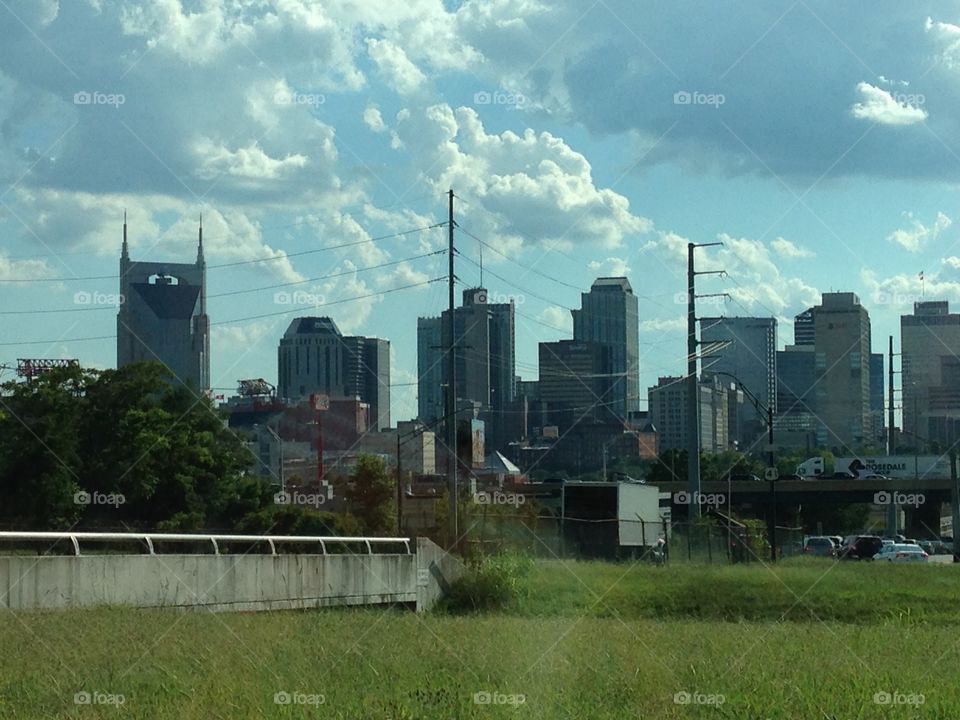 Nashville . Nashville skyline 